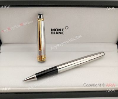 New Clone Montblanc Meisterstuck Rollerball Pen Gold Trim